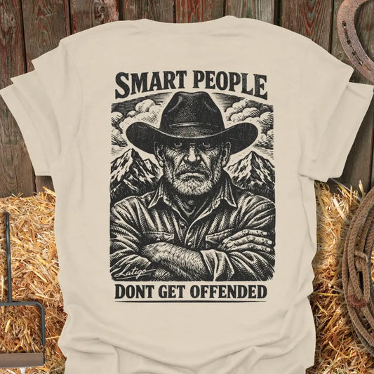 Printify T-Shirt Natural / S Smart People Tee