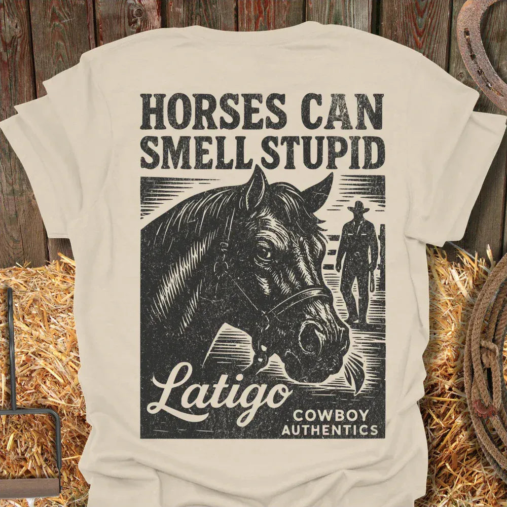 Printify T-Shirt Natural / S Smell Stupid Tee