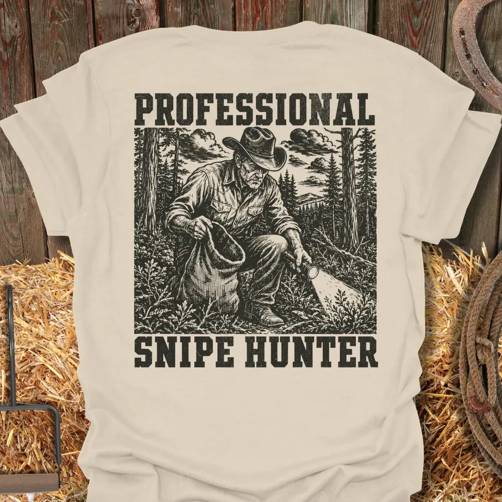 Printify T-Shirt Natural / S Snipe Hunter Tee