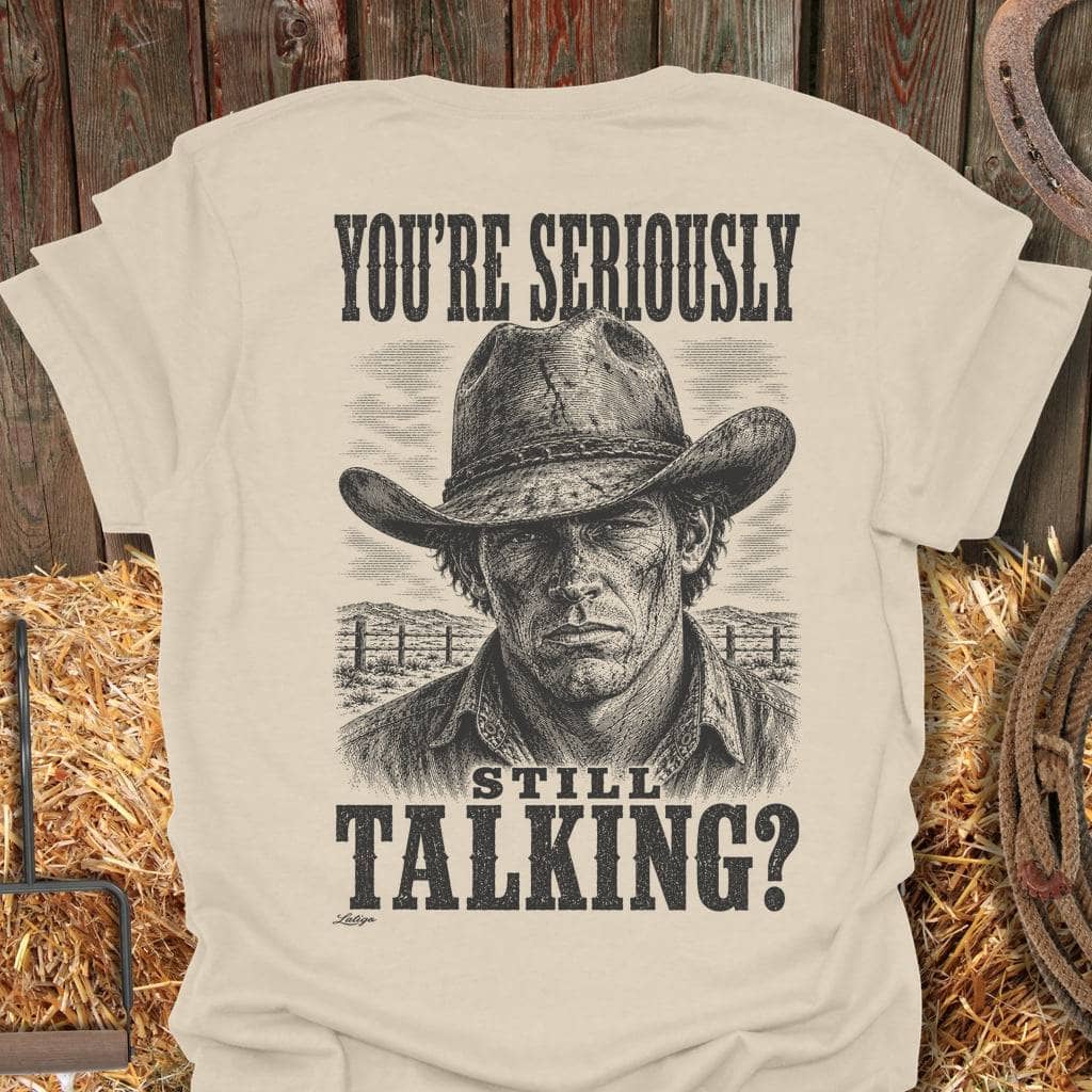 Printify T-Shirt Natural / S Still Talking Tee