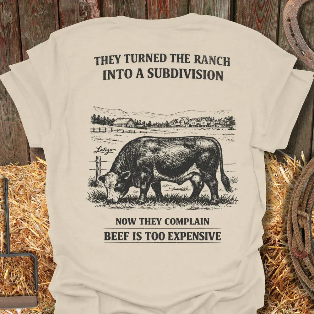Printify T-Shirt Natural / S Subdivision to Ranch Tee