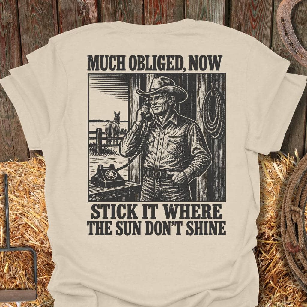 Printify T-Shirt Natural / S Sun Don't Shine Tee