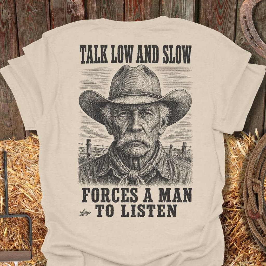 Printify T-Shirt Natural / S Talk Low Tee