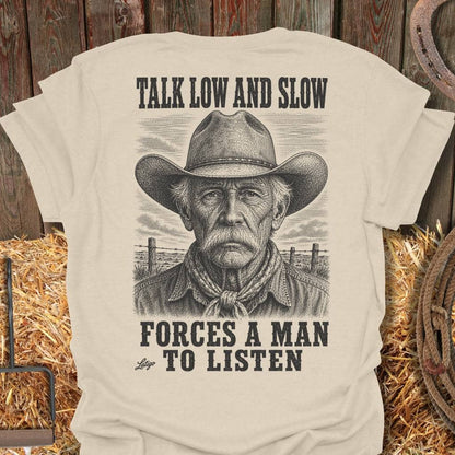 Printify T-Shirt Natural / S Talk Low Tee