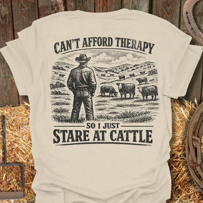 Printify T-Shirt Natural / S Therapy Tee