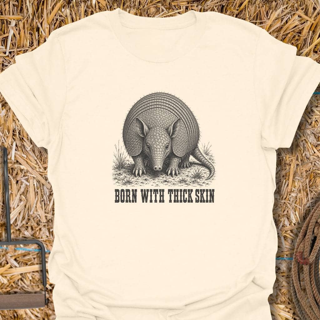 Printify T-Shirt Natural / S Thick Skin Tee