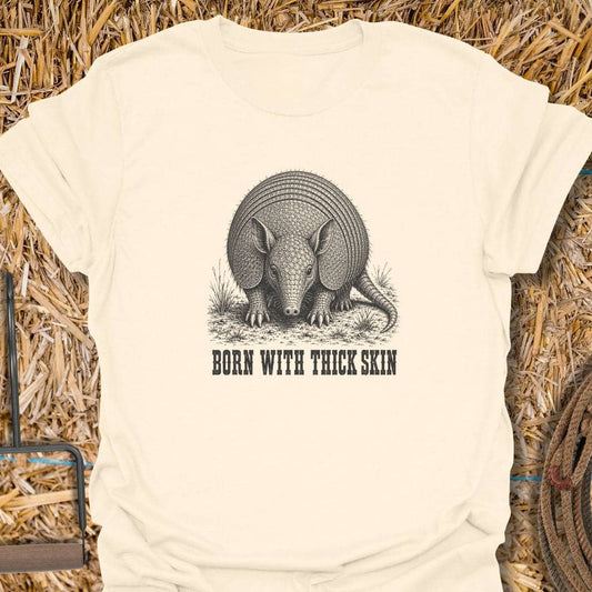 Printify T-Shirt Natural / S Thick Skin Tee