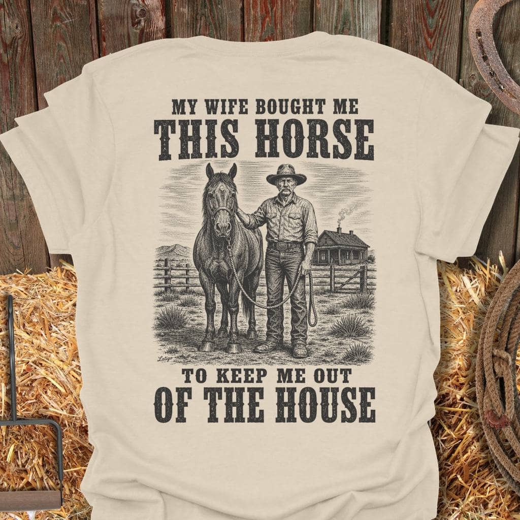 Printify T-Shirt Natural / S This Horse Tee