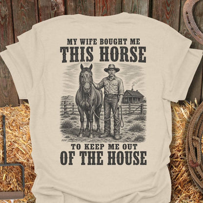 Printify T-Shirt Natural / S This Horse Tee