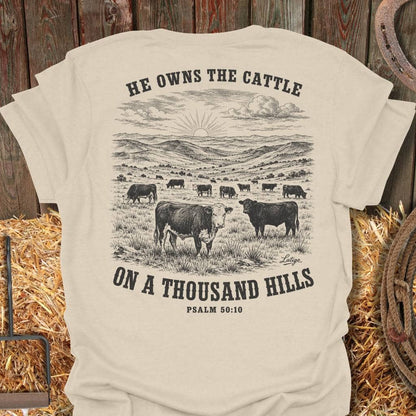 Printify T-Shirt Natural / S Thousand Hills Tee