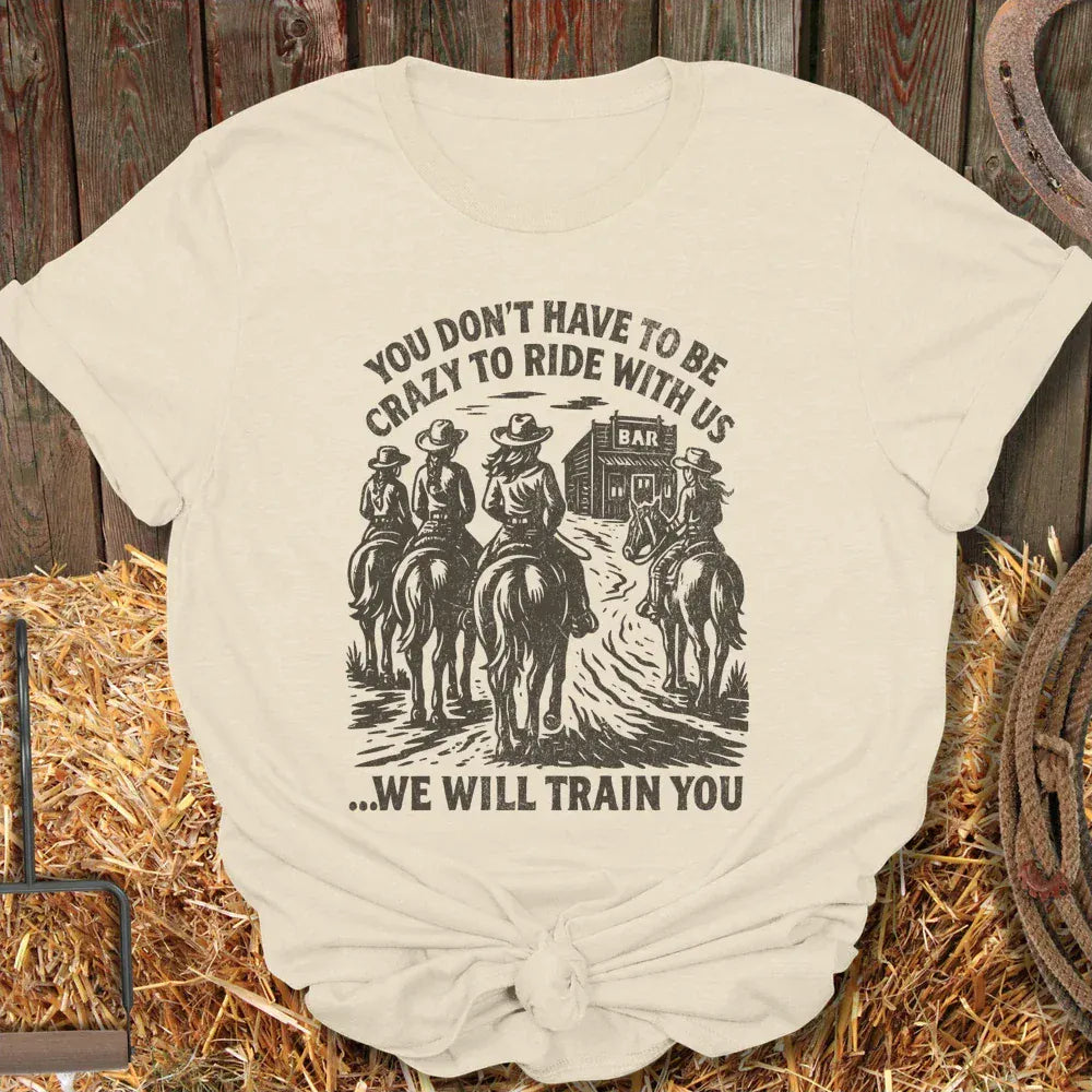 Printify T-Shirt Natural / S Train You Tee