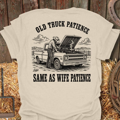 Printify T-Shirt Natural / S Truck Patience Tee
