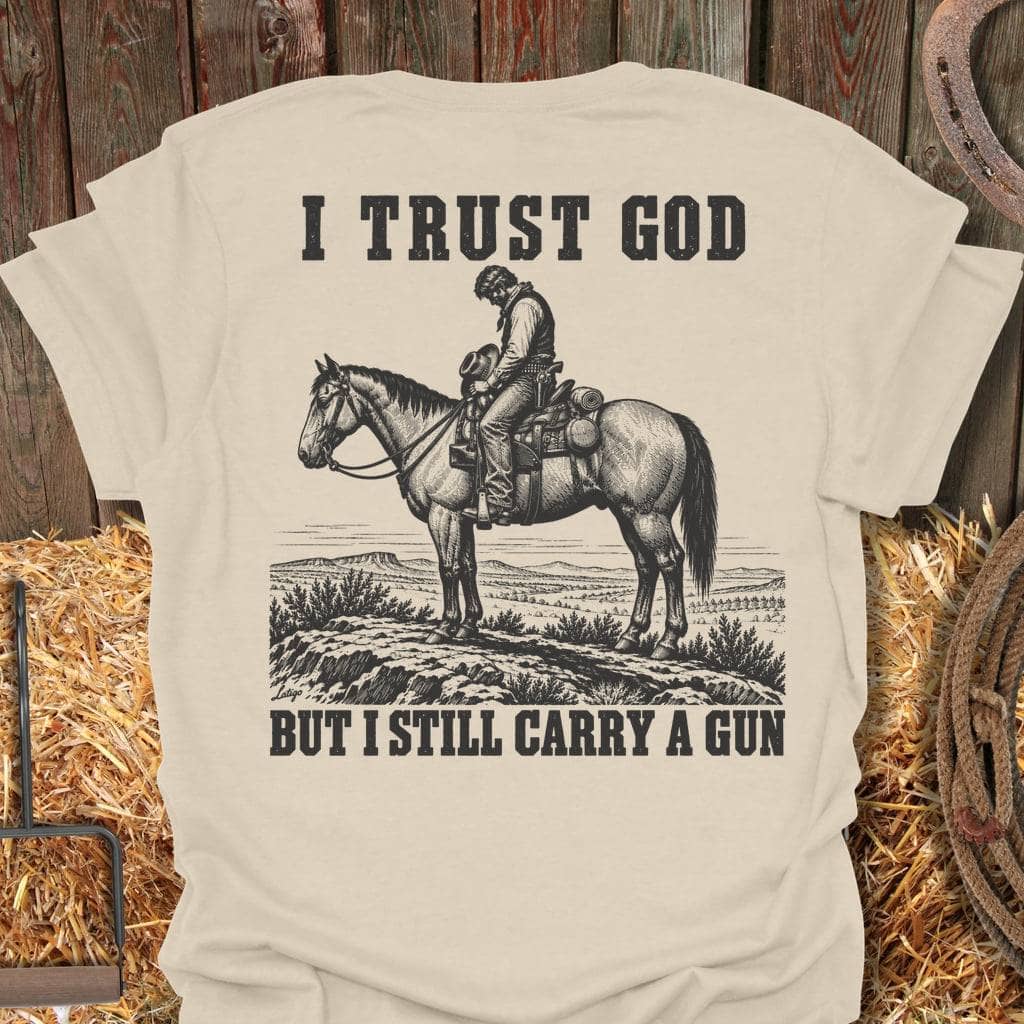 Printify T-Shirt Natural / S Trust God Tee