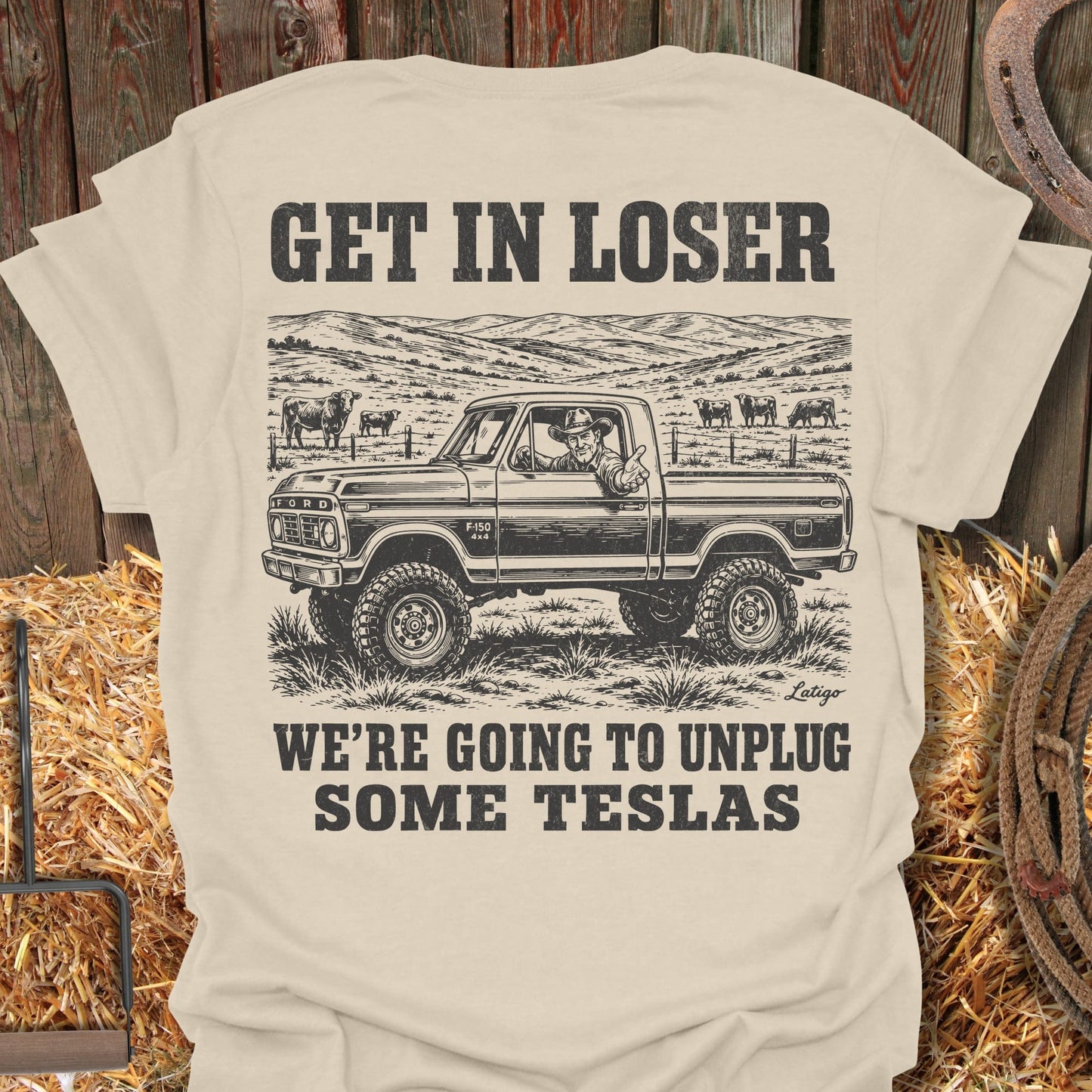 Printify T-Shirt Natural / S Unplug Tee