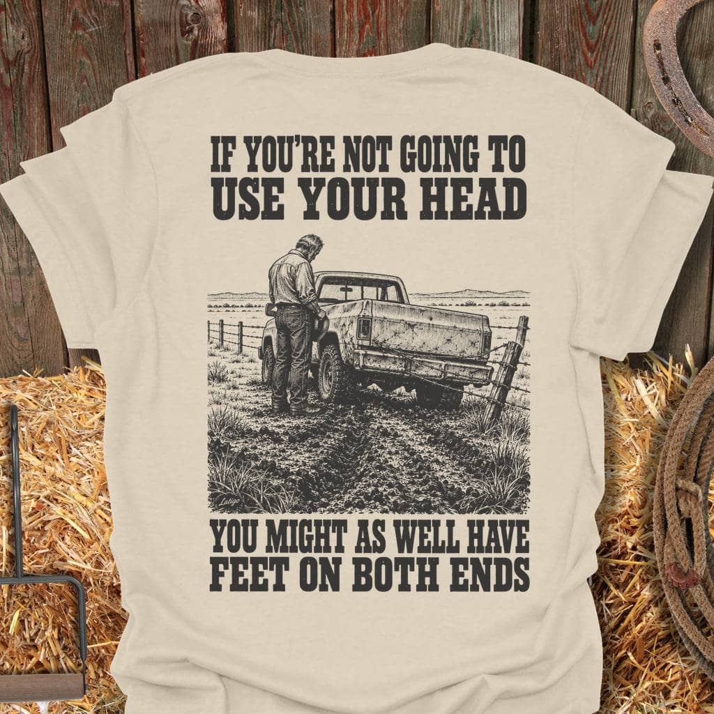Printify T-Shirt Natural / S Use Your Head Tee