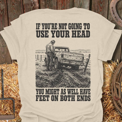 Printify T-Shirt Natural / S Use Your Head Tee