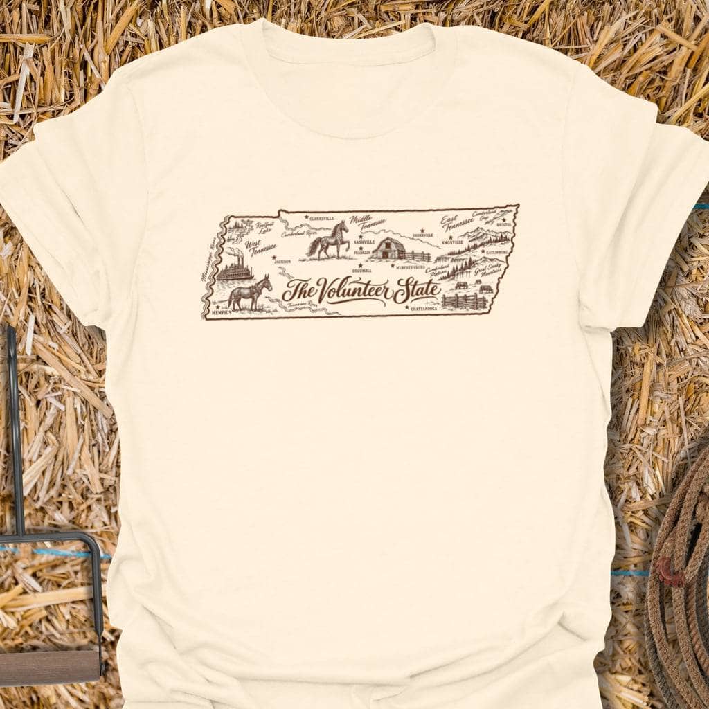Printify T-Shirt Natural / S Volunteer State Tee