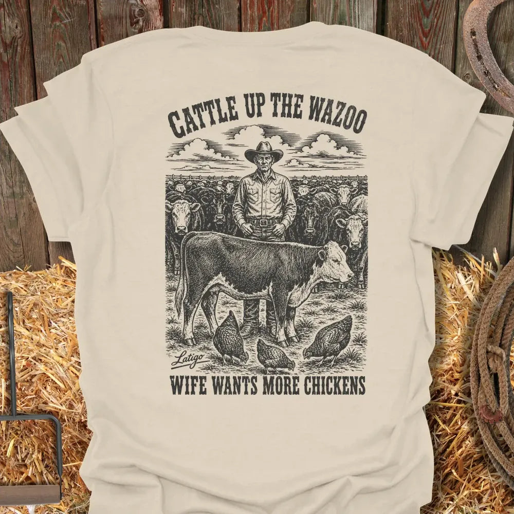 Printify T-Shirt Natural / S Wazoo Tee