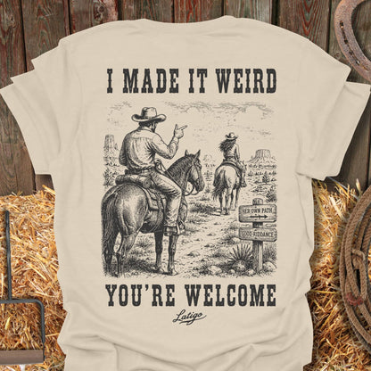 Printify T-Shirt Natural / S Weird Tee