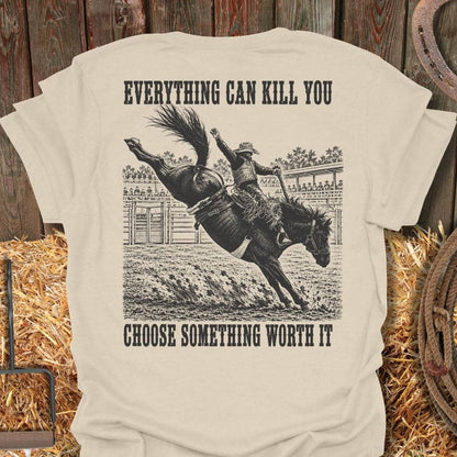 Printify T-Shirt Natural / S Worth It Tee