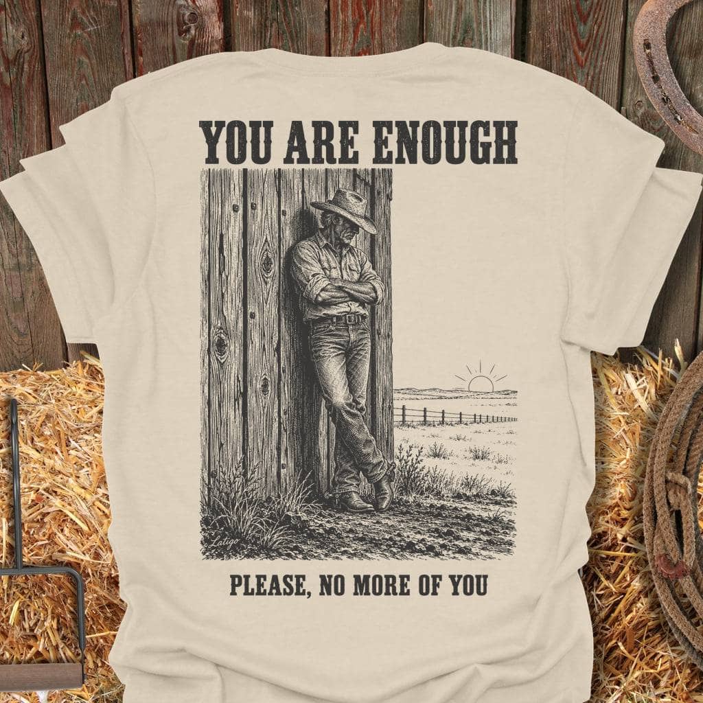 Printify T-Shirt Natural / S You Are Enough Tee