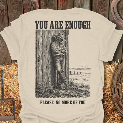 Printify T-Shirt Natural / S You Are Enough Tee