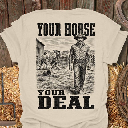 Printify T-Shirt Natural / S Your Deal Tee