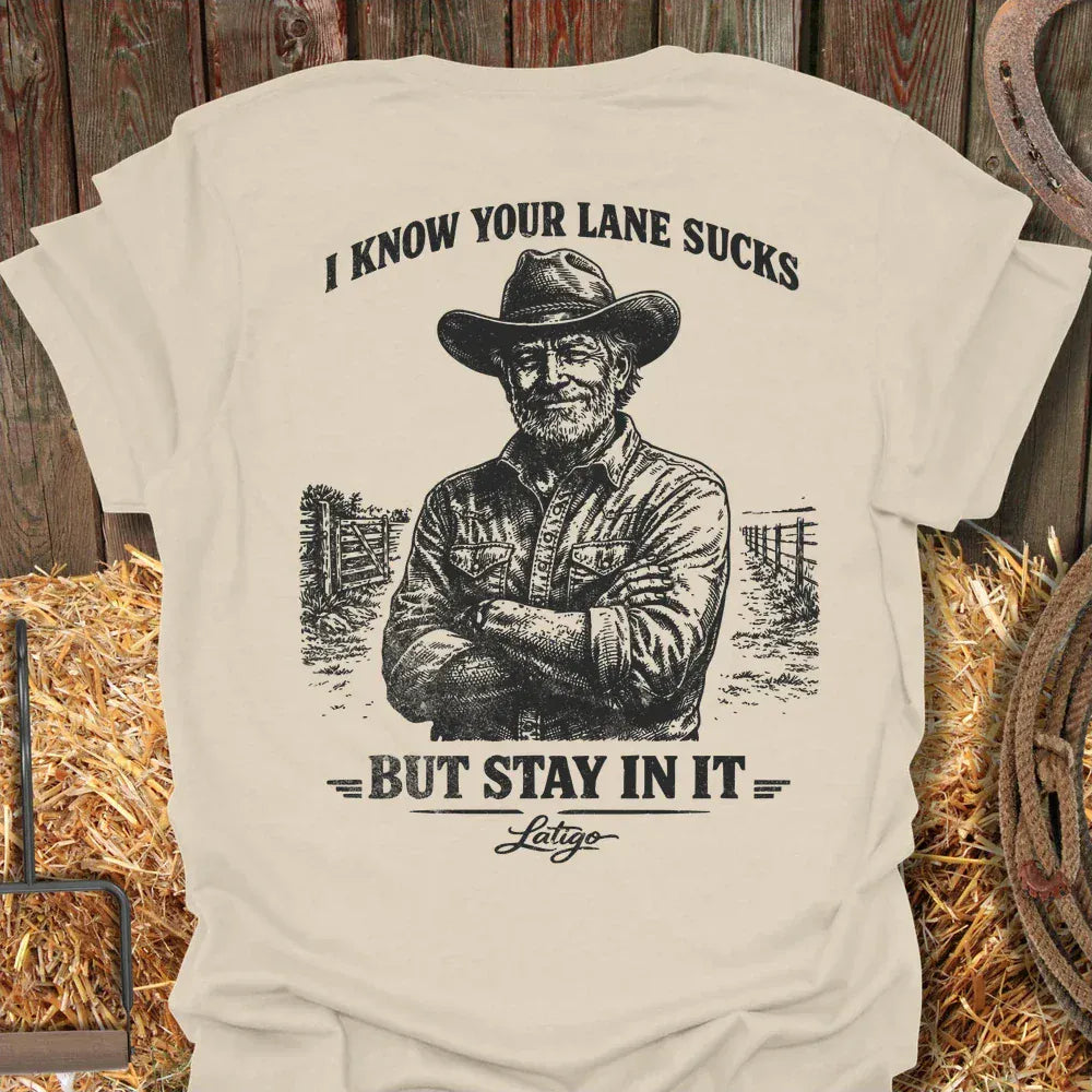 Printify T-Shirt Natural / S Your Lane Tee
