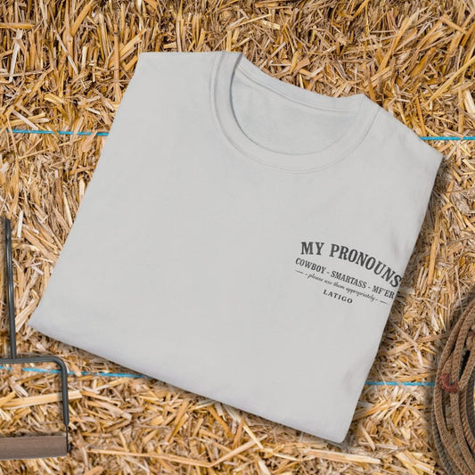 Printify T-Shirt Pronouns Tee