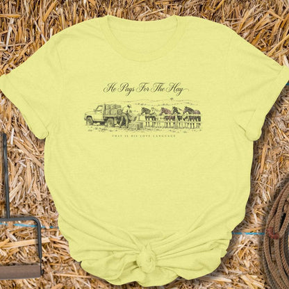 Printify T-Shirt S / Cornsilk Love Language Tee