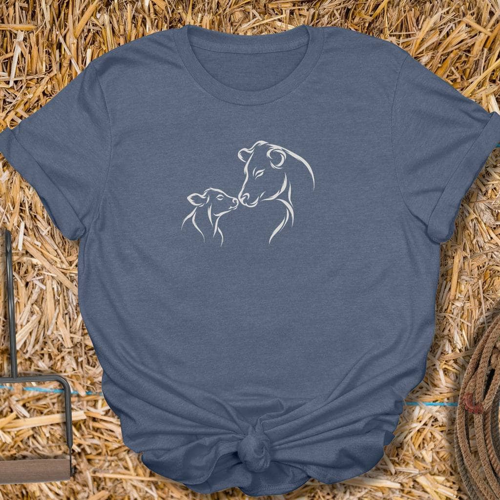 Printify T-Shirt S / Heather Indigo First Spring Tee