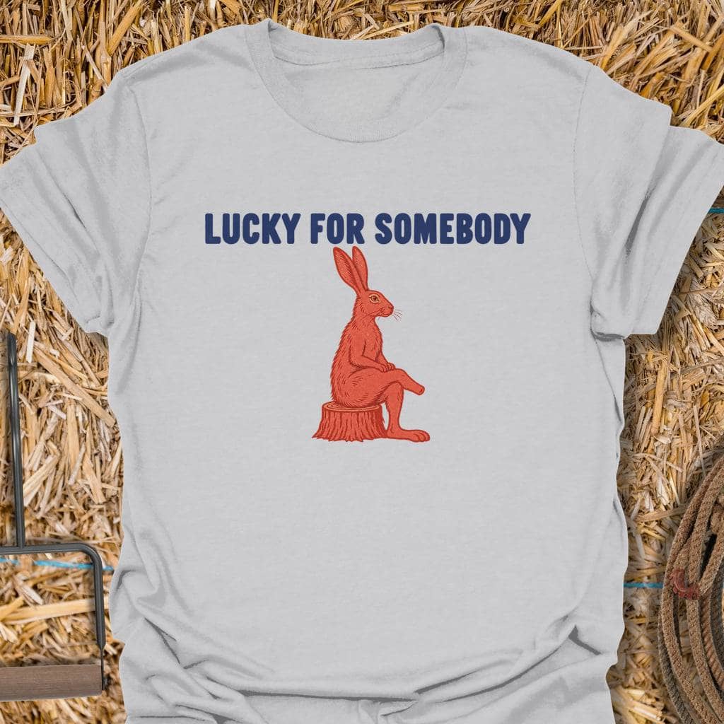 Printify T-Shirt S / Ice Grey Rabbits Foot Tee