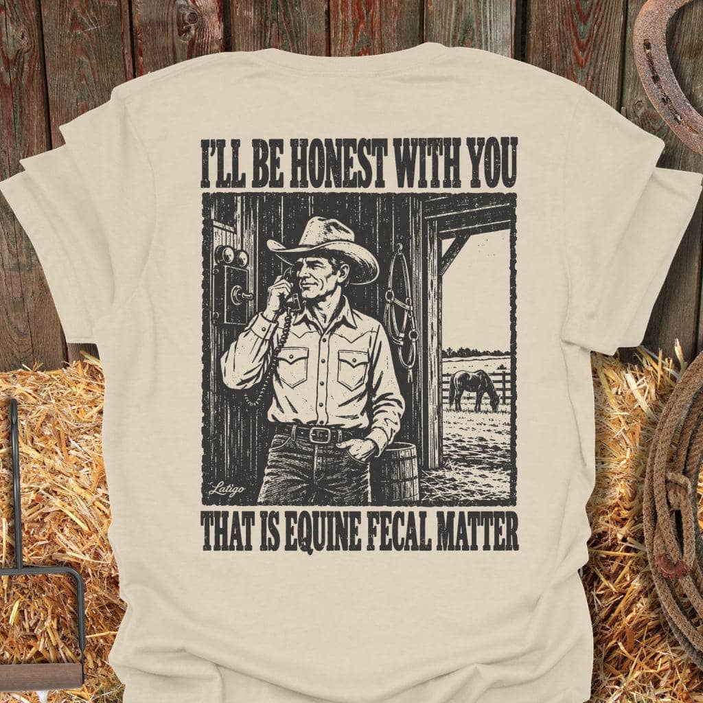 Printify T-Shirt S / Natural Equine Honesty Tee