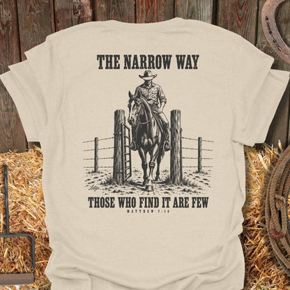 Printify T-Shirt S / Natural Narrow Way Tee