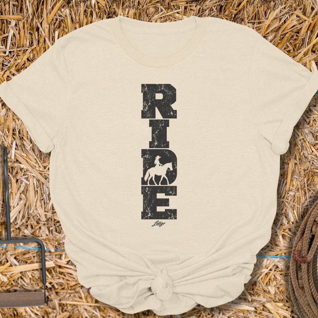 Printify T-Shirt S / Natural Ride Tee
