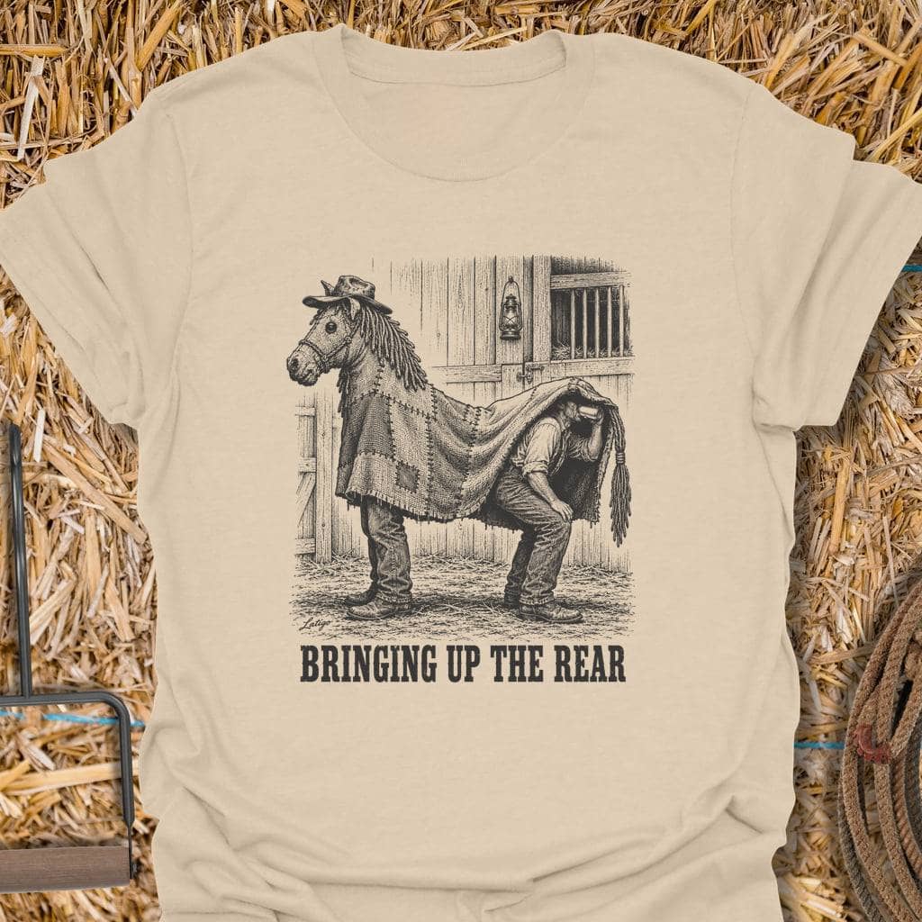 Printify T-Shirt S / Sand Bringing Up The Rear Tee