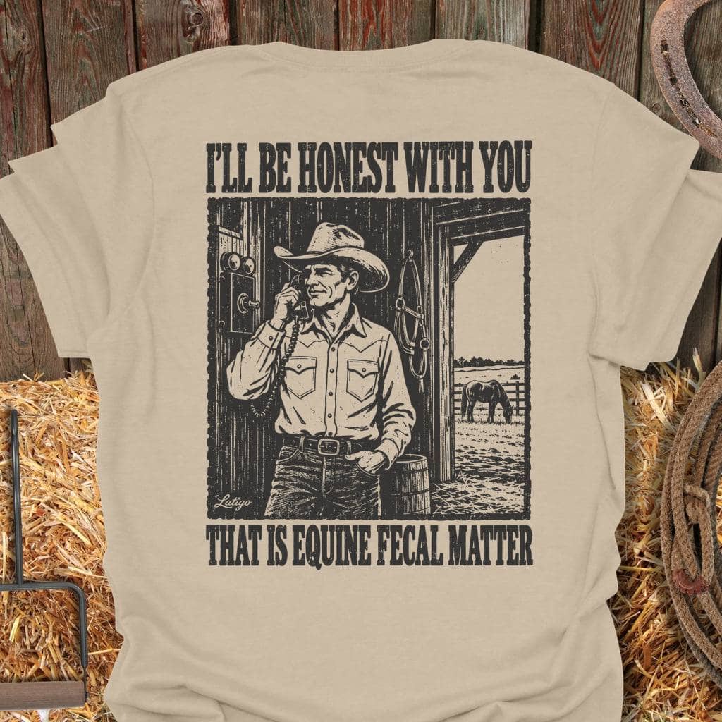 Printify T-Shirt S / Sand Equine Honesty Tee