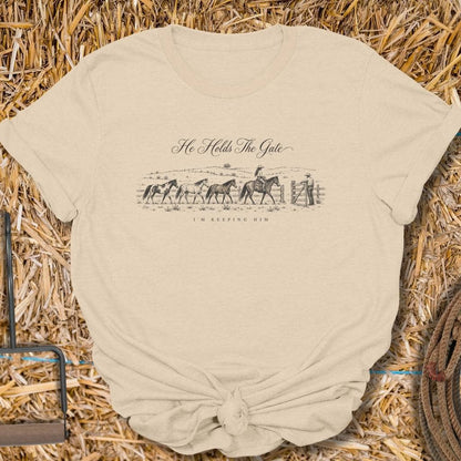 Printify T-Shirt S / Sand Keeping Him Tee