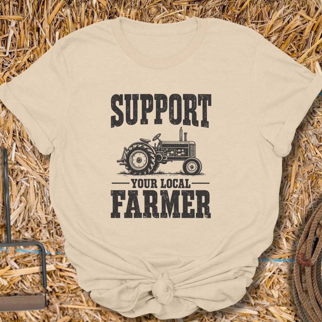 Printify T-Shirt S / Sand Local Farmer Tee