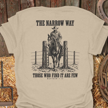 Printify T-Shirt S / Sand Narrow Way Tee