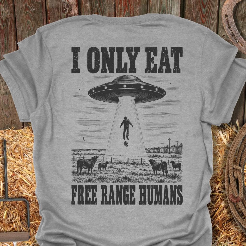 Printify T-Shirt S / Sport Grey Free Range Tee