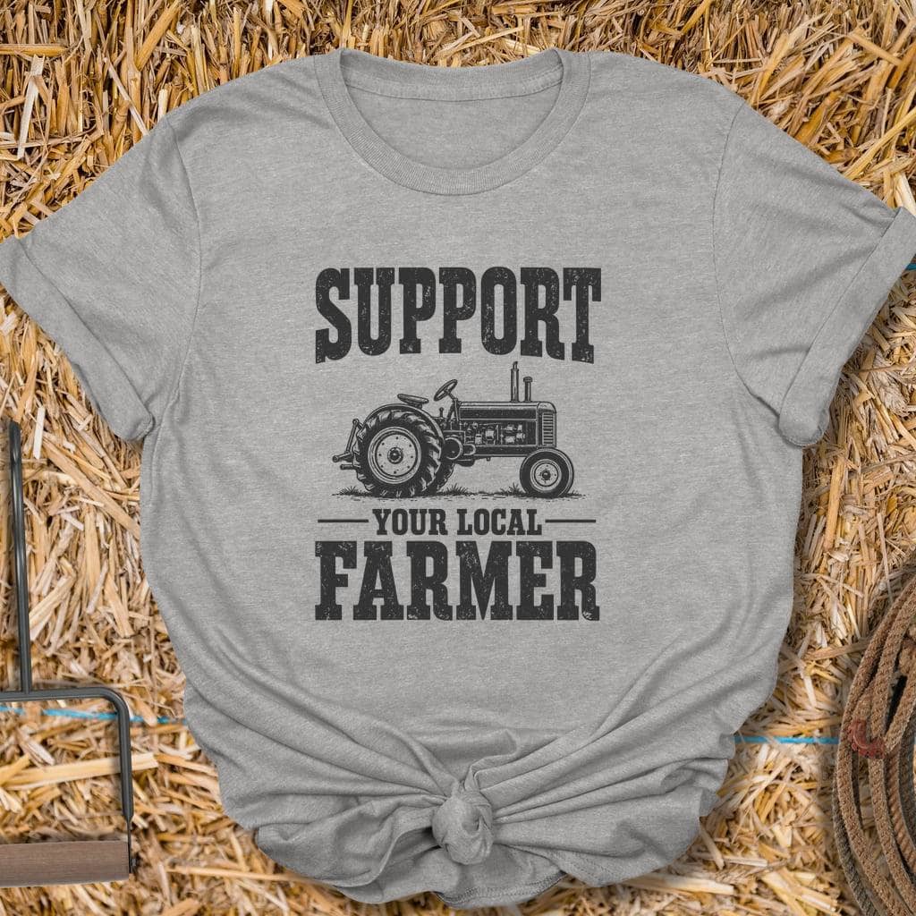 Printify T-Shirt S / Sport Grey Local Farmer Tee