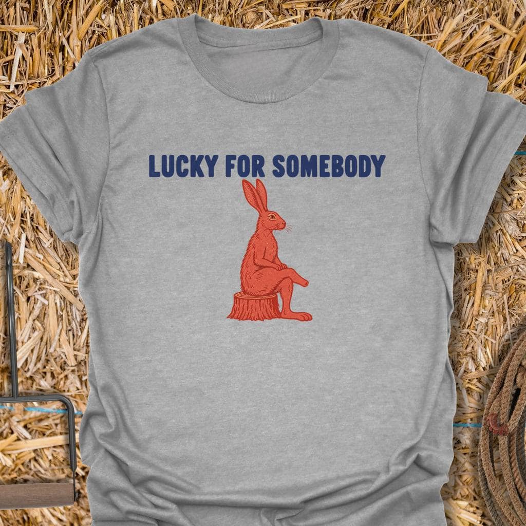 Printify T-Shirt S / Sport Grey Rabbits Foot Tee