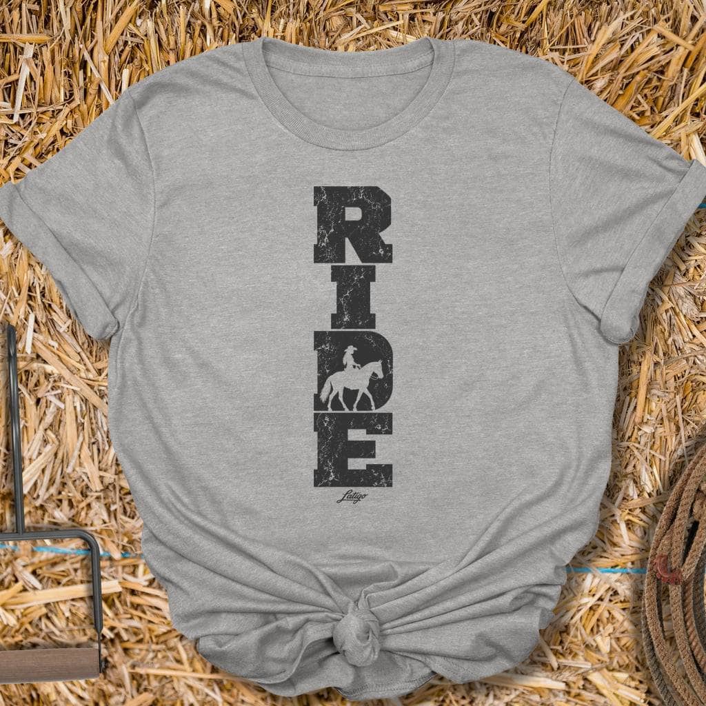 Printify T-Shirt S / Sport Grey Ride Tee