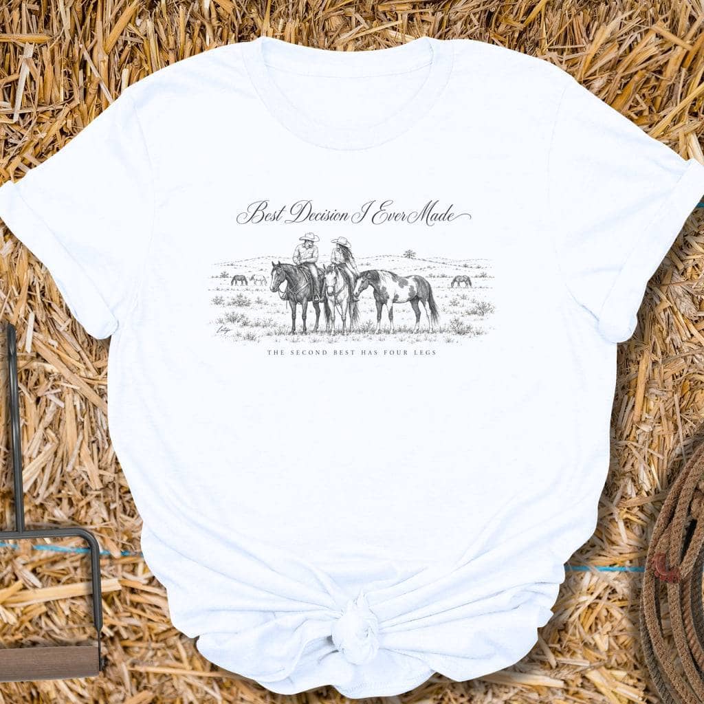 Printify T-Shirt S / White Best Decision Tee