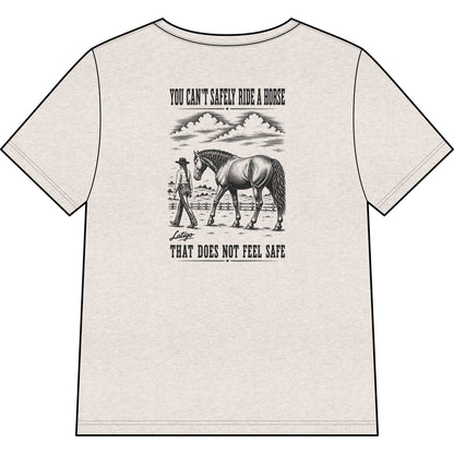 Printify T-Shirt Safe Heather V-Neck Tee