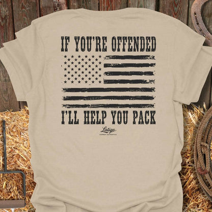 Printify T-Shirt Sand / 4XL Help Pack Big Country Tee