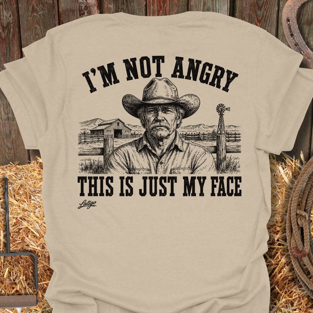 Printify T-Shirt Sand / 4XL Just My Face Big Country Tee