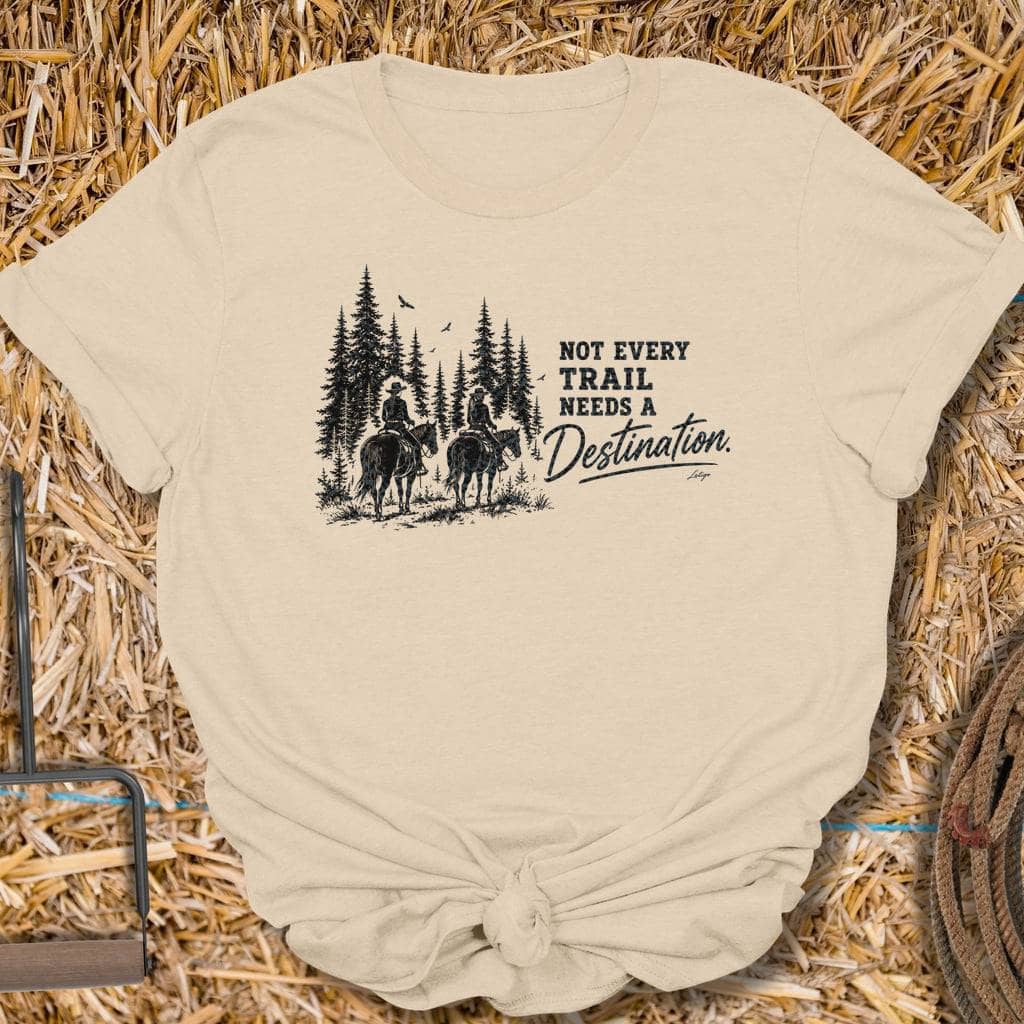 Printify T-Shirt Sand / L No Destination Tee