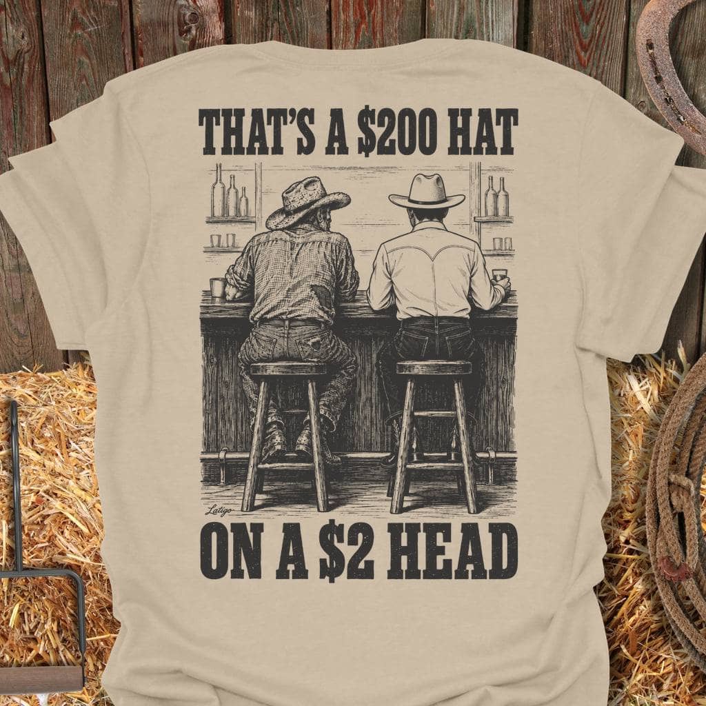 Printify T-Shirt Sand / S $200 Hat Tee